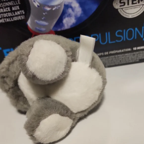 Gray Koala Plush with Red Ribbon - Picture 4 of 4